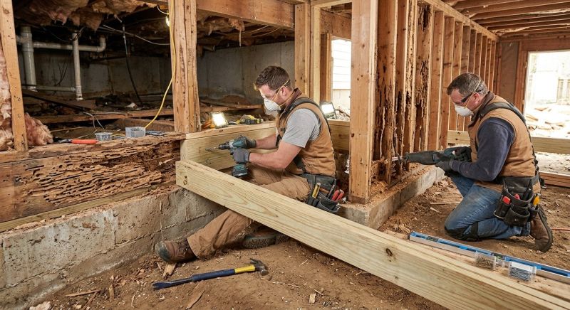 Termite Damage Restoration in Conroe, TX