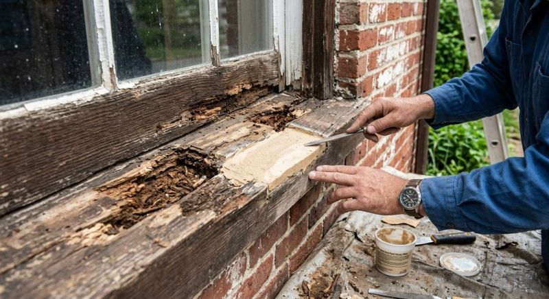 Rotten Wood Repair in Conroe, TX